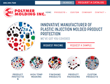 Tablet Screenshot of polymermolding.com